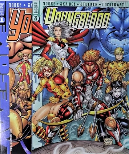 Youngblood  - 1998 deel 1 en 2 compleet, Softcover (Image Comics)