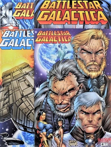 Battlestar Galactica  - War of Eden - complete reeks van 4 delen, Issue (Maximum press)