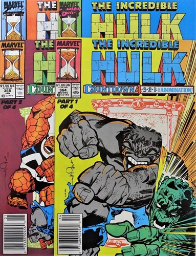 Incredible Hulk, the (1968) 364-367 - Countdown 4-3-2-1 - 4 delen compleet, Issue (Marvel)