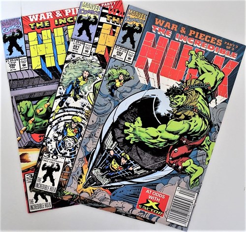 Incredible Hulk, The 390-392 - War & Pieces - Deel 1 t/m 3 compleet, Issue (Marvel)