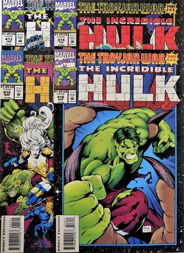 Incredible Hulk, The 413-416 - The Troyjan War - compleet verhaal in 4 delen, Issue (Marvel)