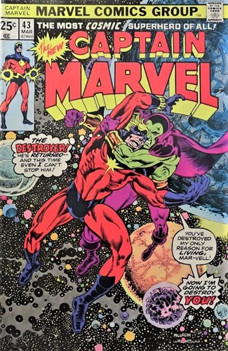 Captain Marvel 43 - Captain Marvel, Issue (Marvel)