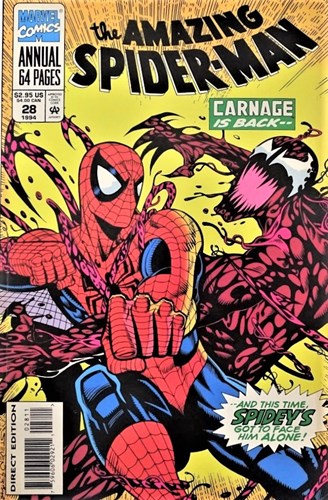 Amazing Spider-Man, the (1963-2012)  - Annual - Carnage is back, Issue (Marvel)