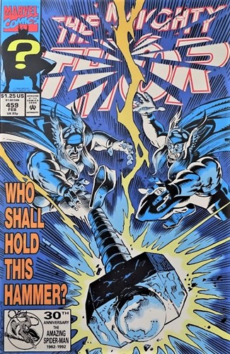 Thor (1966-1996) 459 - Who shall hold this hammer?, Issue, Eerste druk (1993) (Marvel)