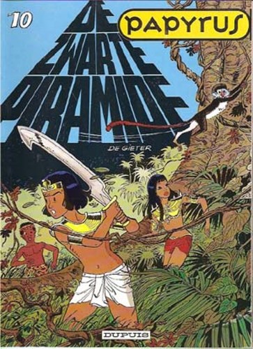 Papyrus 10 - De zwarte piramide, Softcover, Eerste druk (1987) (Dupuis)