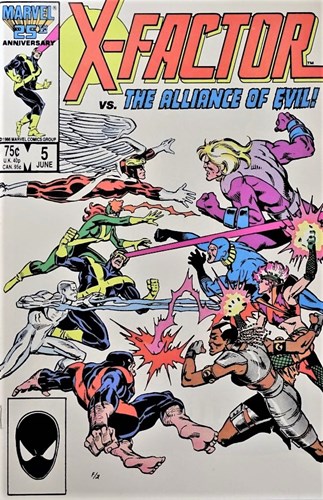 X-Factor (1986) 5 - The Alliance of Evil, Issue, Eerste druk (1986) (Marvel)