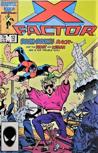 X-Factor 12 - Boom-Boom's back, Issue, Eerste druk (1987) (Marvel)