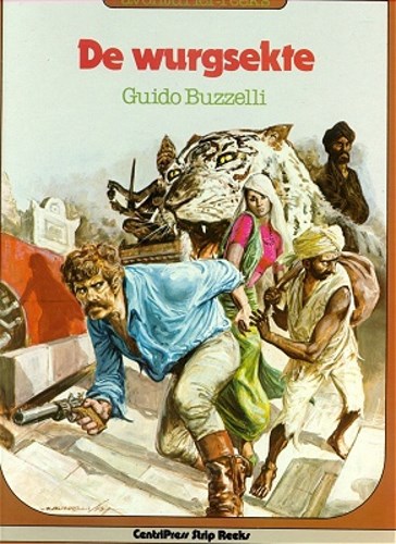 Avonturier-reeks 5 - De wurgsekte, Hardcover, Eerste druk (1981) (Centri Press)