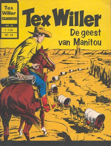 Tex Willer - Classics 25 - De geest van Manitou, Softcover, Eerste druk (1973) (Classics Nederland (dubbele))