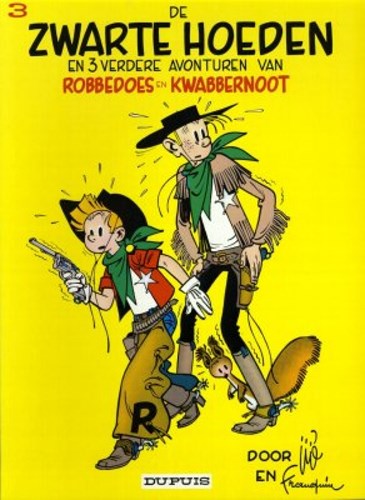 Robbedoes en Kwabbernoot 3 - De zwarte hoeden, Softcover (Dupuis)