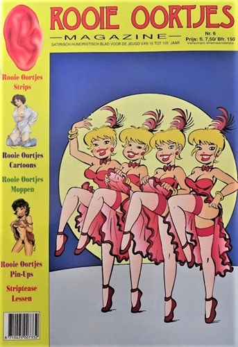 Rooie Oortjes - Magazine 6 - Striptease lessen, Softcover (Boemerang, de)