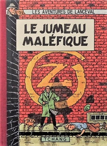 Lanceval 1 - Le jumeau maléfique , Hc+linnen rug, Eerste druk (1984) (Tchang)
