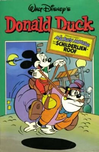 Donald Duck - Pocket 2e reeks 24 - Mickey Mouse en de schilderijenroof, Softcover, Eerste druk (1985) (Oberon)