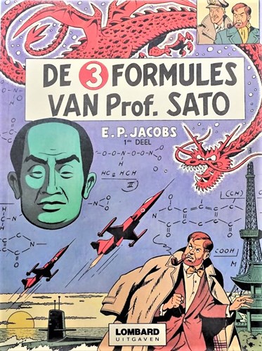 Blake en Mortimer 11 - De 3 formules van prof. Sato deel 1, Softcover, Eerste druk (1977) (Lombard)
