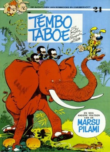 Robbedoes en Kwabbernoot 24 - Tembo Taboe, Softcover, Eerste druk (1974) (Dupuis)