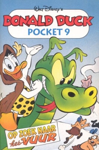 Donald Duck - Pocket 3e reeks 9 - Op zoek naar het vuur, Softcover, Eerste druk (1993) (Sanoma)