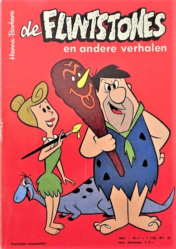 Flintstones en andere verhalen 1966 1 - nr 1 - 1966, Softcover, Eerste druk (1966) (De Geïllustreerde Pers)