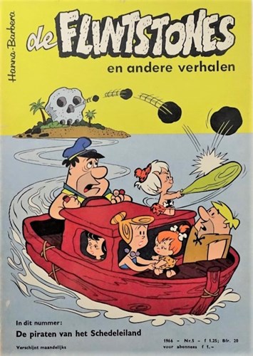 Flintstones en andere verhalen 1966 5 - Nr 5 - 1966, Softcover, Eerste druk (1966) (De Geïllustreerde Pers)