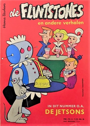 Flintstones en andere verhalen 1966 6 - Nr 6 - 1966, Softcover, Eerste druk (1966) (De Geïllustreerde Pers)