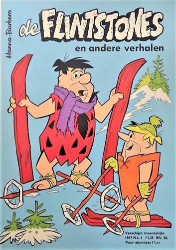 Flintstones en andere verhalen 1967 1 - Nr 1 - 1967, Softcover, Eerste druk (1967) (De Geïllustreerde Pers)
