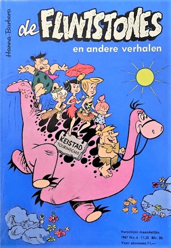 Flintstones en andere verhalen 1967 6 - nr 6 - 1967, Softcover, Eerste druk (1967) (De Geïllustreerde Pers)