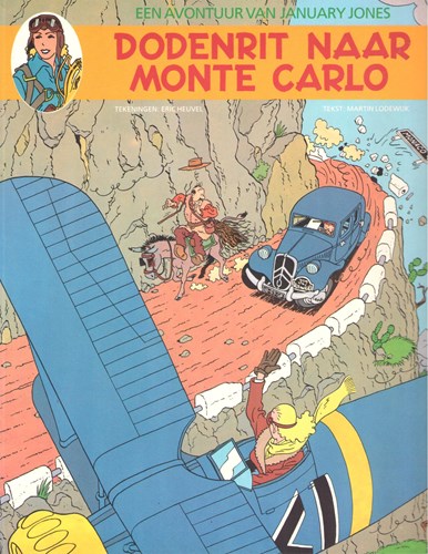 January Jones 1 - Dodenrit naar Monte Carlo, Softcover, Eerste druk (1988) (Oberon)