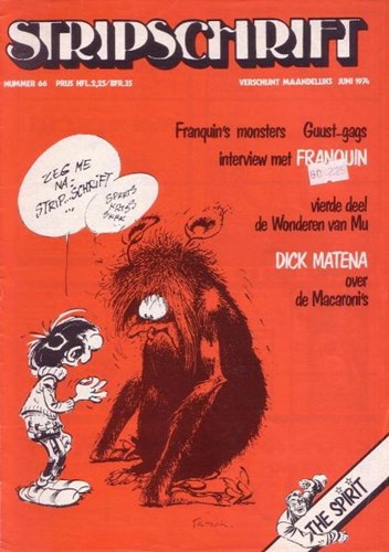 Stripschrift 66 - Stripschrift 66, Softcover, Eerste druk (1974) (Kommiks)