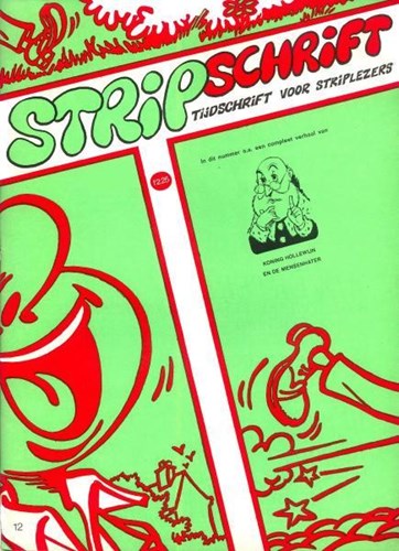 Stripschrift 12 - Stripschrift 12, Softcover, Eerste druk (1969) (Drukkerij Levisson)