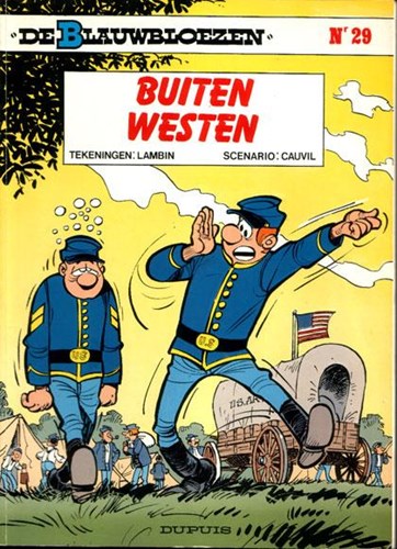 Blauwbloezen, de 29 - Buiten westen, Softcover, Eerste druk (1989) (Dupuis)