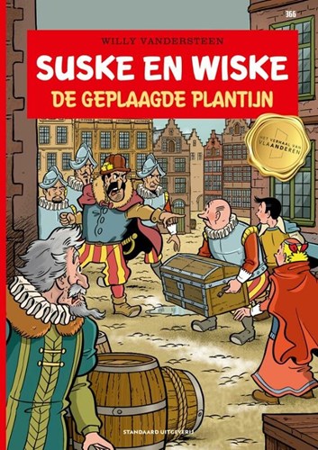Suske en Wiske 366 - De geplaagde Plantijn, Softcover, Vierkleurenreeks - Softcover (Standaard Uitgeverij)