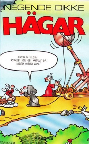 Dikke Hägar 9 - negende dikke Hagar, Strippocket, Eerste druk (1992) (Arboris)
