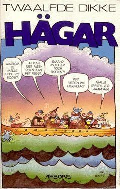 Dikke Hägars 12 - Twaalfde dikke Hagar, Strippocket, Eerste druk (1993) (Arboris)