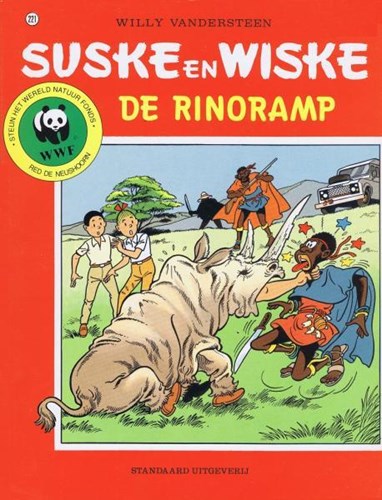Suske en Wiske 221 - De rinoramp, Softcover, Eerste druk (1989) (Standaard Uitgeverij)