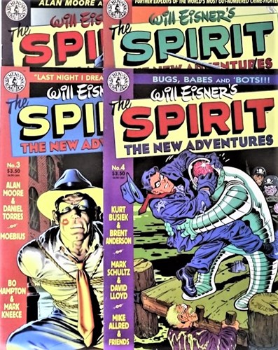 Spirit, the - The New Adventures  - Complete serie van 8 delen, Softcover, Eerste druk (1998) (Kitchen Sink Press)