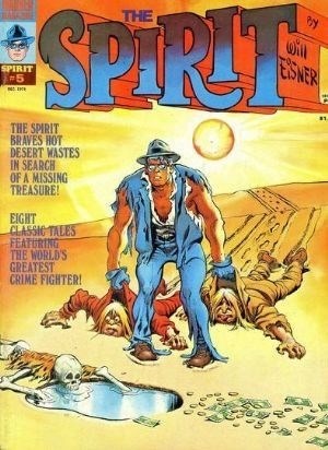 Spirit, the - Magazine 5 - The Spirit braves hot desert, Softcover, Eerste druk (1974) (Warren Publishing Company)