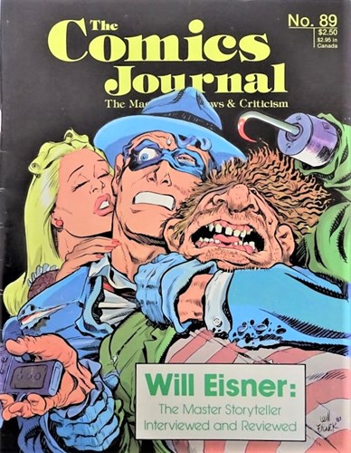 Comics Journal, the 89 - Will Eisner, Softcover, Eerste druk (1984) (Fantagraphics Books)