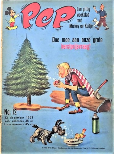 Pep - Jaargang 1962 12 - 1962 - no. 12, Softcover, Eerste druk (1962) (De Geïllustreerde Pers)