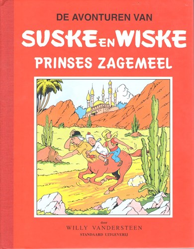Suske en Wiske - Klassiek Rode reeks - Ongekleurd 7 - Prinses Zagemeel, Hardcover, Eerste druk (1993) (Standaard Uitgeverij)