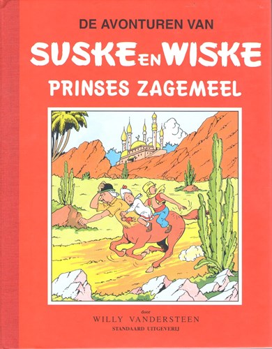Suske en Wiske - Klassiek Rode reeks - Ongekleurd 7 - Prinses Zagemeel, Hardcover (Standaard Uitgeverij)