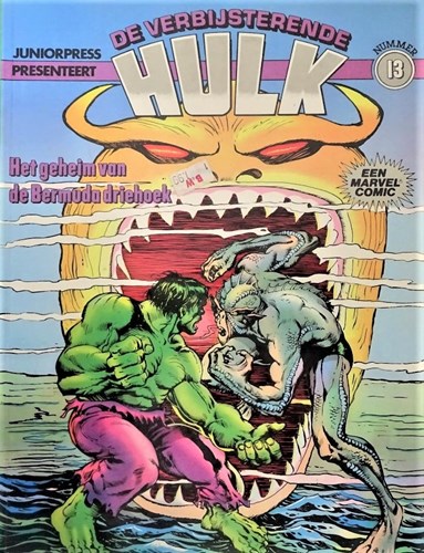 Verbijsterende Hulk, de - Albums 13 - Het geheim van de Bermuda driehoek, Softcover, Eerste druk (1981) (Juniorpress)