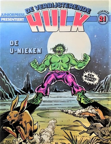 Verbijsterende Hulk, de - Albums 21 - De U-nieken, Softcover, Eerste druk (1982) (Juniorpress)