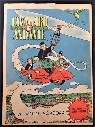 Cavaleiro Andante 121 - A Moto Voadora, Softcover, Eerste druk (1954) (A.S. Muller)