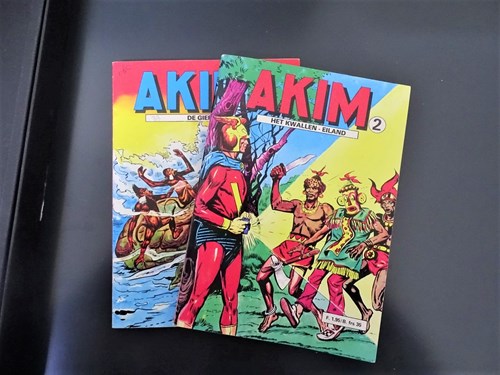 Akim - Pockets  - Complete set van 2 delen, Softcover, Eerste druk (1977) (Nooitgedacht)