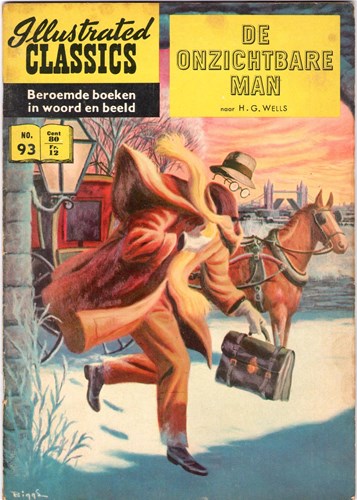 Illustrated Classics 93 - De onzichtbare man, Softcover, Eerste druk (1960) (Classics International)