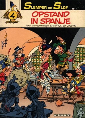 Slemper en Slof 4 - Opstand in Spanje, Softcover, Eerste druk (1986) (Dupuis)