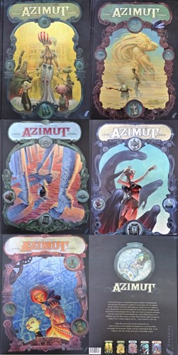 Azimut  - Deel 1-5 compleet, Hardcover, Eerste druk (2013) (Daedalus)