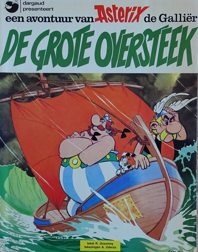 Asterix 22 - De grote oversteek, Softcover, Eerste druk (1976) (Dargaud)