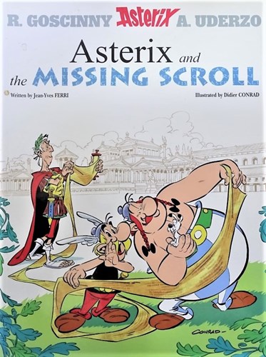 Asterix - Engelstalig 36 - Asterix and the missing scroll, Softcover, Eerste druk (2015) (Hachette)