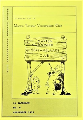 MTVC clubblad - Toondertijd  9 - Jaargang 1993, Softcover (Marten Toonder Verzamelaars Club)