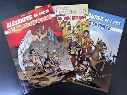 Alexander de Grote  - Deel 1 t/m 3, Gesigneerd+Dedicace, Sc+Dedicace (Strips2Go)